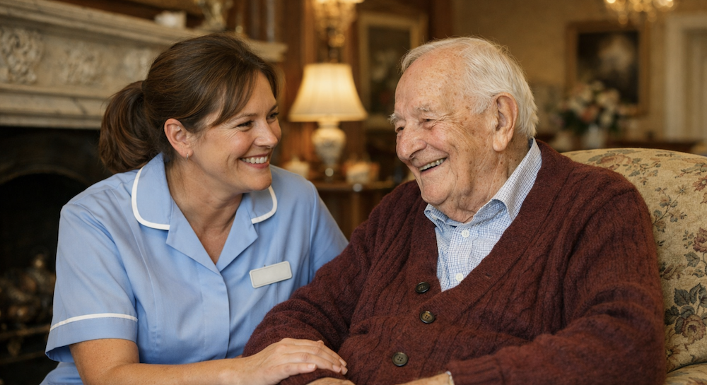 What is holistic care in a care home